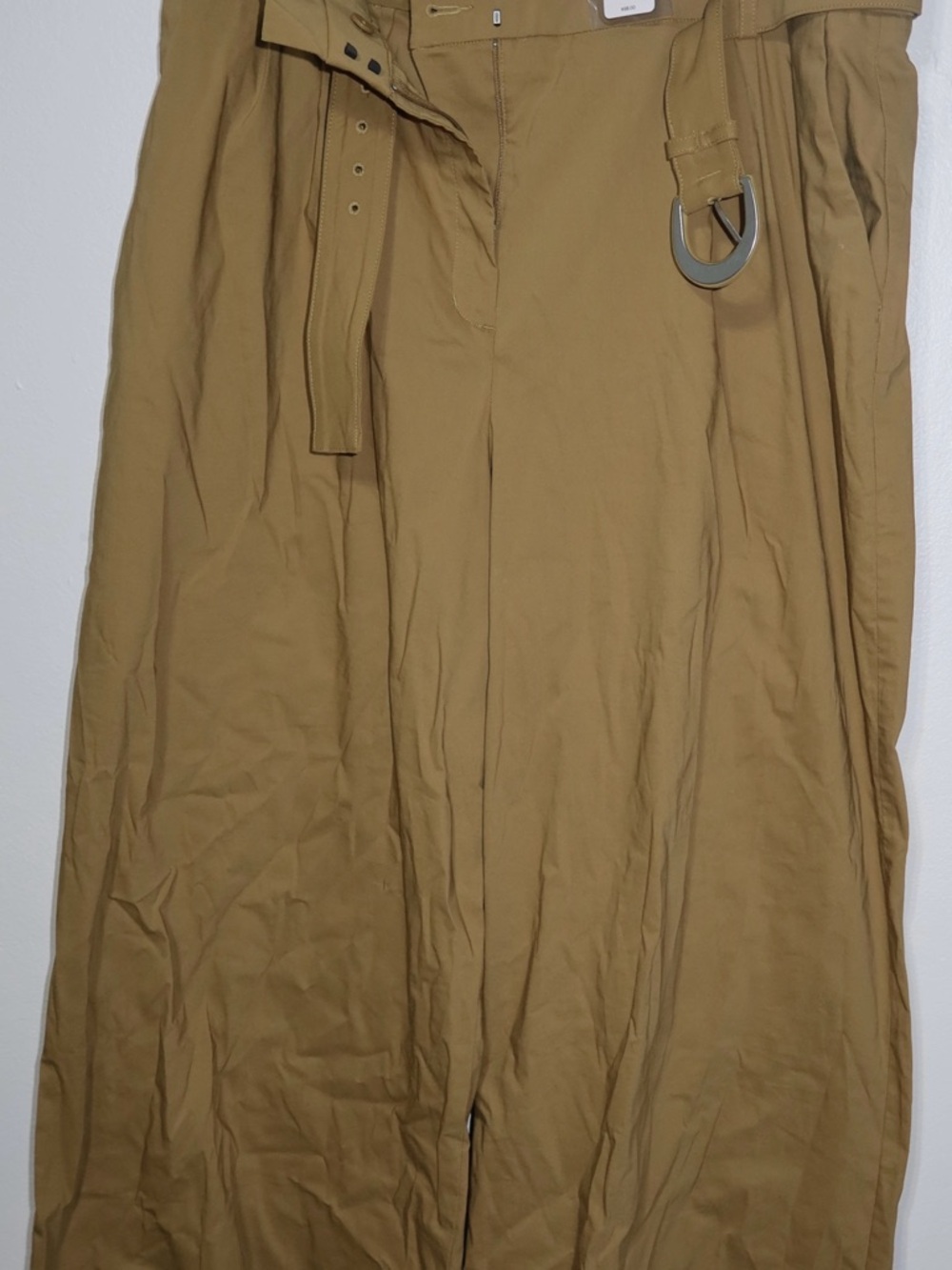 Express High-Waist Wide Leg Pants in Camel